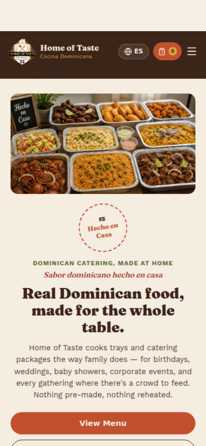 View Home of Taste food costing dashboard larger